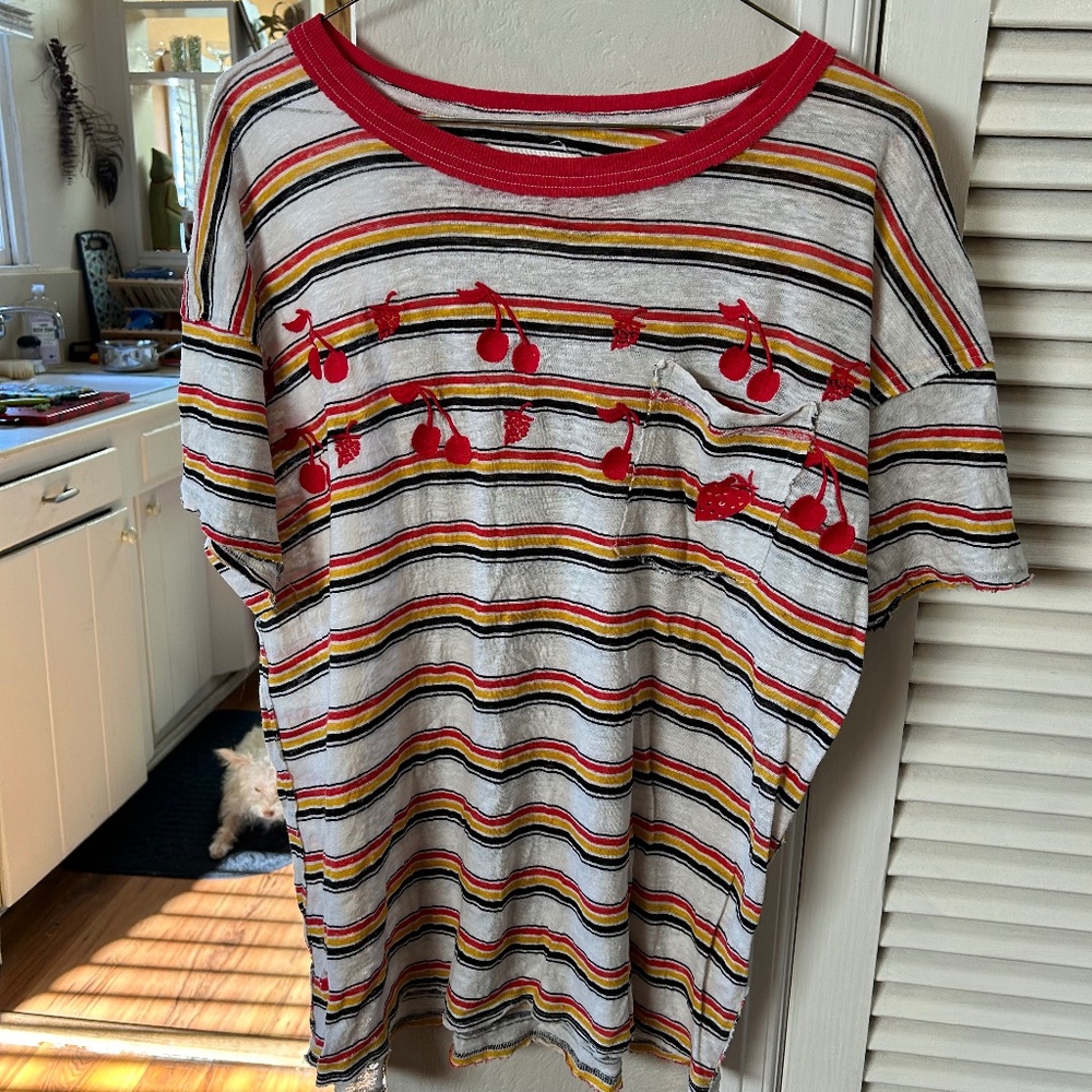 Free People Cherry Top